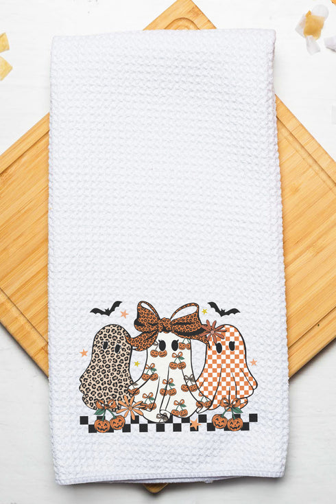 Fall Printed Trio Waffle Kitchen Towel
