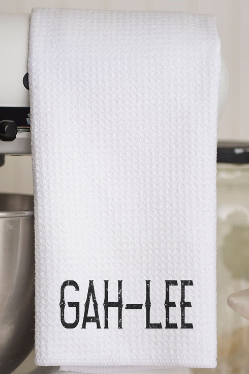 Gah-lee Waffle Kitchen Towel
