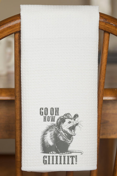 Go On Git Waffle Kitchen Towel