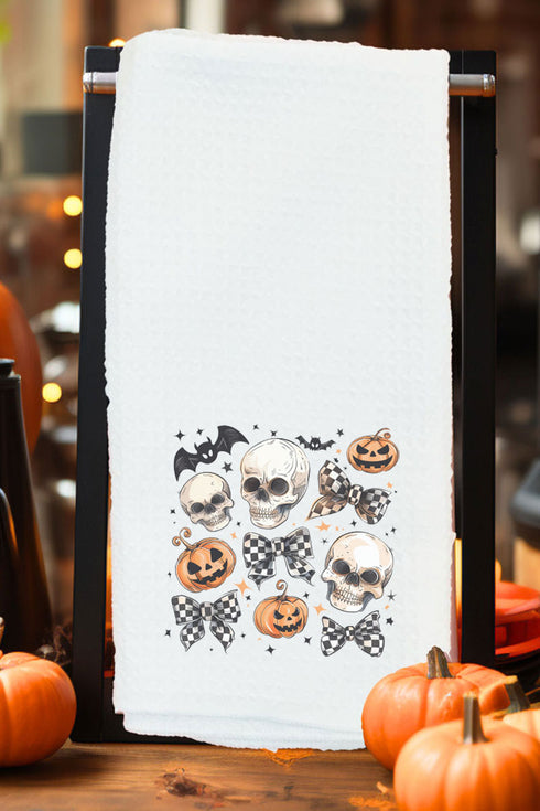 Haunt Mess Waffle Kitchen Towel