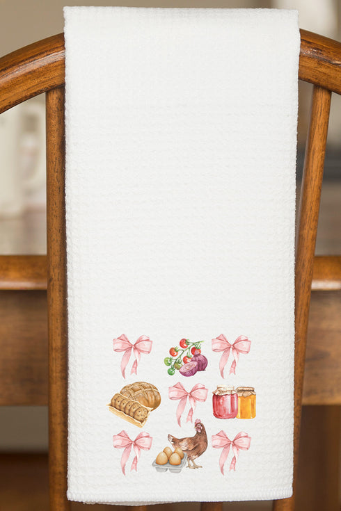 Homestead Coquette Waffle Kitchen Towel