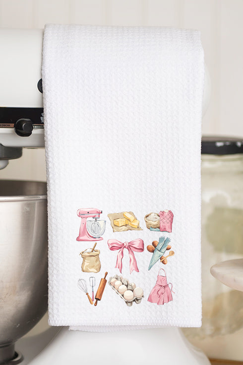 Knead The Love Waffle Kitchen Towel