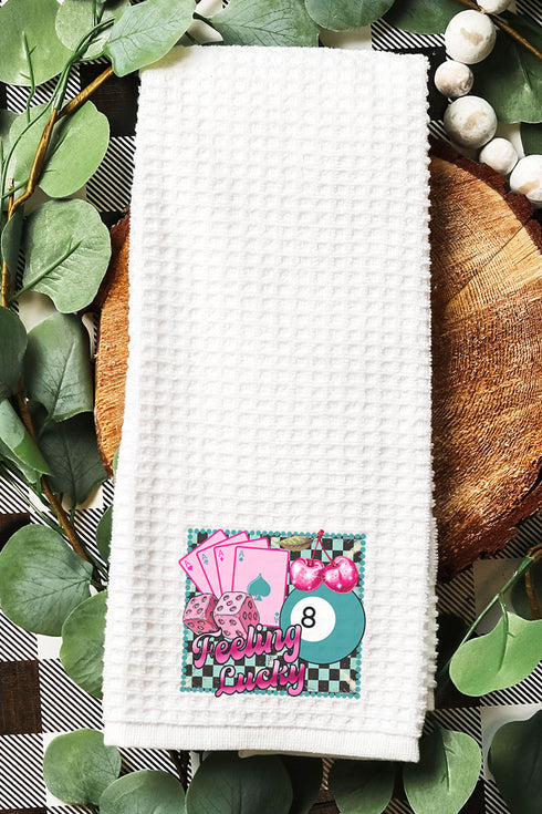 Outlaw Girlie Waffle Kitchen Towel