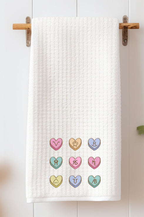 Saddle Up Sweethearts Waffle Kitchen Towel