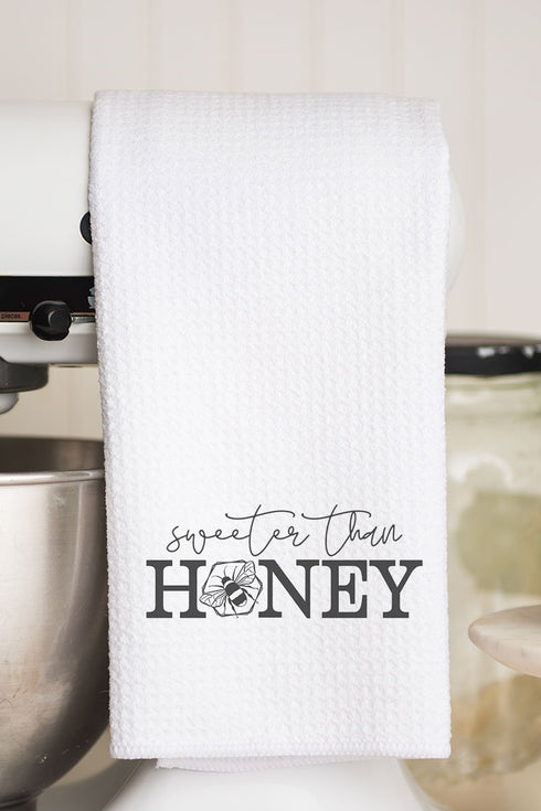 Sweeter Than Honey Waffle Kitchen Towel