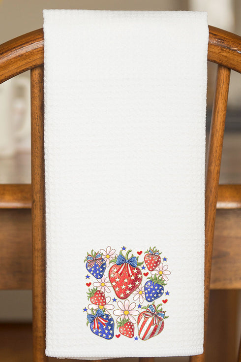Sweet Freedom Waffle Kitchen Towel