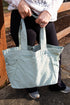 Light Green Shoreview Side Cinched Tote Bag