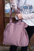 Pink Shoreview Side Cinched Tote Bag