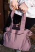 Pink Shoreview Side Cinched Tote Bag