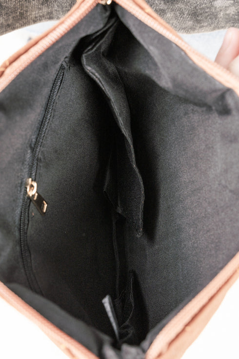 She's Unforgettable Crossbody Clutch, Beige