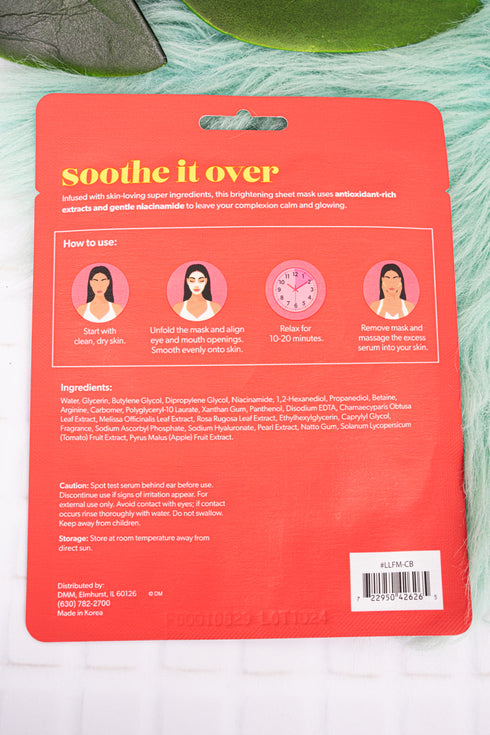 Glow For It Calm & Brighten Facial Mask