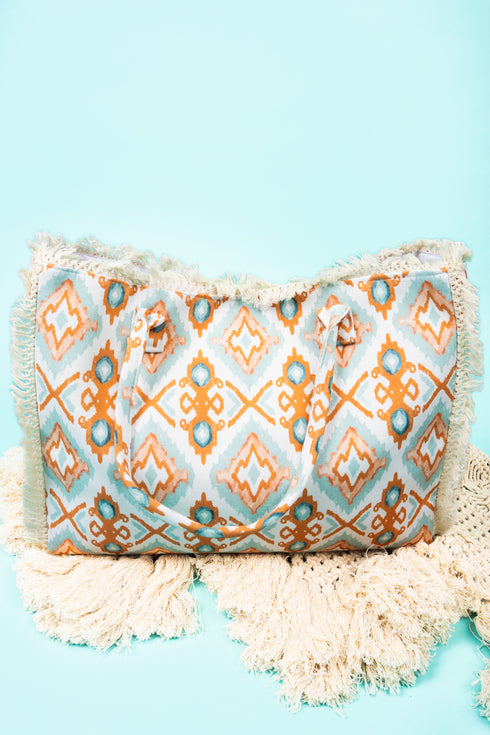 Desert Daze Fringe Shoulder Tote