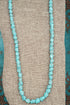 Turquoise Sonora Stone Long Necklace