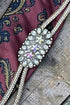Sierra Starlight Iridescent Crystal Bolo Necklace