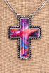 Sunday Sunset Silvertone Necklace