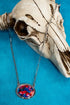 Sunset Bluff Silvertone Necklace
