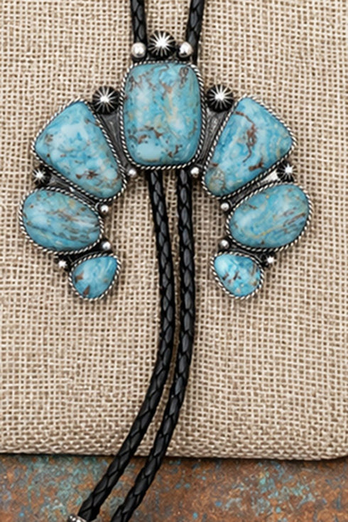 Turquoise Mesa Forge Naja Bolo Tie Necklace