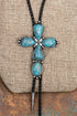 Turquoise Mesa Forge Cross Bolo Tie Necklace