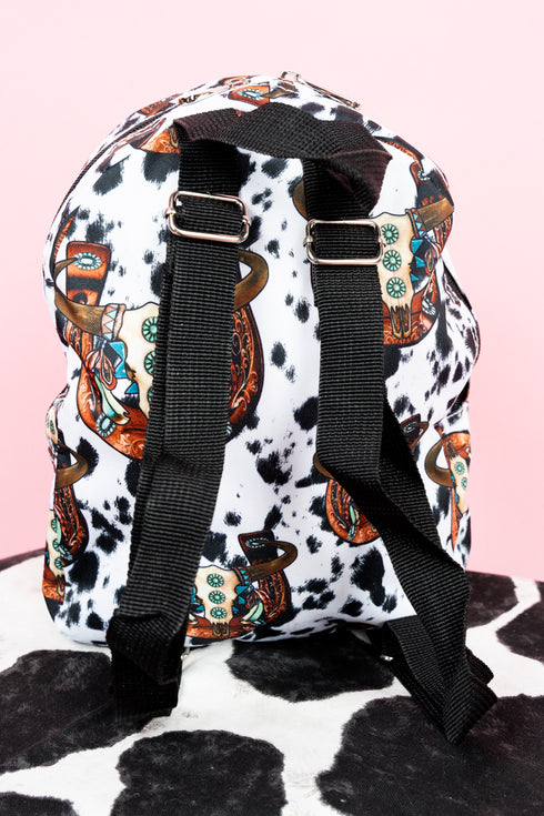Corpus Christi Cow Small Backpack