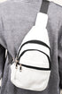 White Small Rylee Sling Bag