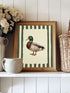 Field Study: Mallard Ready To Frame Canvas Print