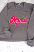 Pink Mama Large Chenille Patch Unisex NuBlend Crew Sweatshirt