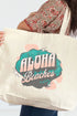 Aloha Beaches Canvas Jumbo Tote