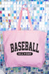 Baseball All Day Canvas Jumbo Tote