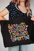 Because He Lives Canvas Jumbo Tote