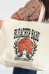 Bleacher Babe University Canvas Jumbo Tote