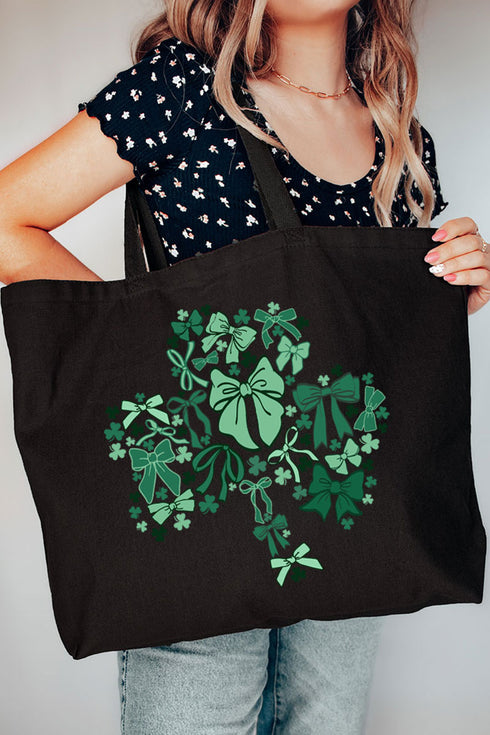 Bowleaf Clover Canvas Jumbo Tote