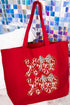 Brushed XOXO Love Canvas Jumbo Tote