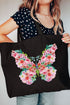 Butterfly Beauty Canvas Jumbo Tote