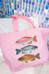 Catch Of The Day Canvas Jumbo Tote