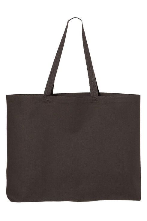 Pink Bow Love Like Jesus Canvas Jumbo Tote