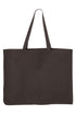 Pink Bow Love Like Jesus Canvas Jumbo Tote