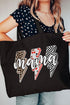 Cherry Lightning Mama Canvas Jumbo Tote