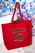 Christmas Better In A Small Town Canvas Jumbo Tote