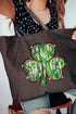 Clover Charm Canvas Jumbo Tote