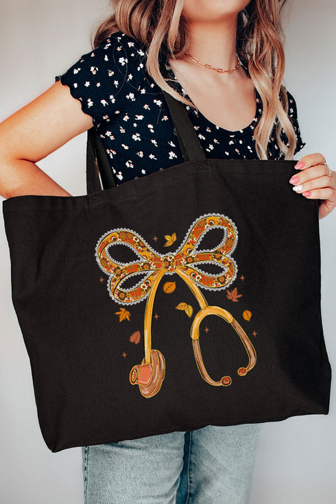 Falling For Nursing Canvas Jumbo Tote