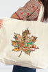 Falling For You Canvas Jumbo Tote
