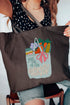 Farmer's Market Girly Canvas Jumbo Tote