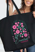 Fearfully And Wonderfully Created Canvas Jumbo Tote