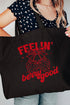 Feelin' Berry Good Canvas Jumbo Tote