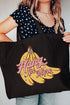 Hang In There Bananas Canvas Jumbo Tote