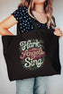 Hark The Herald Angels Sing Canvas Jumbo Tote