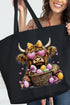 Highland Hops & Eggs Canvas Jumbo Tote