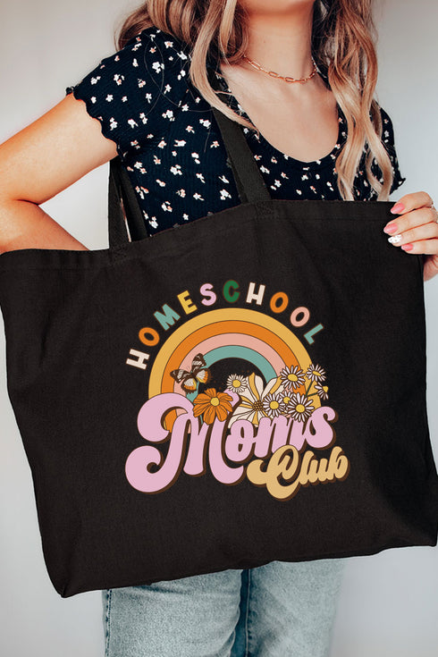 Homeschool Moms Club Canvas Jumbo Tote