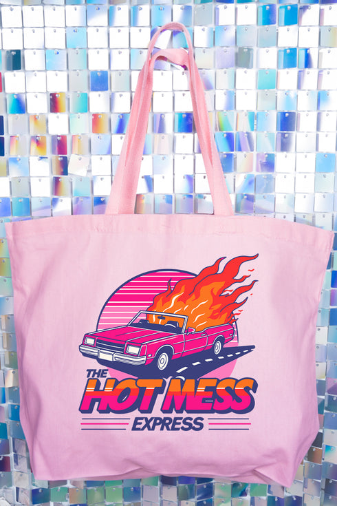 Hot Mess Express Canvas Jumbo Tote