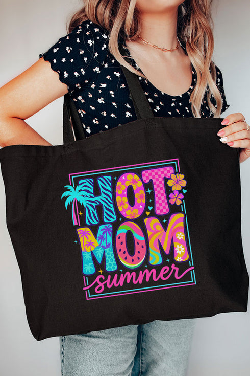 Hot Mom Summer Canvas Jumbo Tote